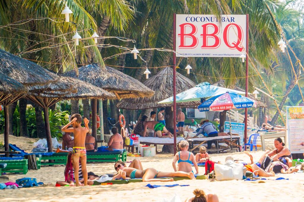 A seafood BBQ on a beach in Phu Quoc - A unique food and dining experience in Vietnam