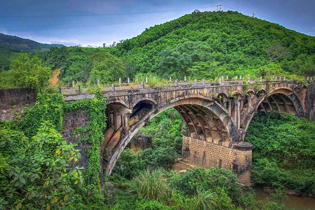 Dau Mau Bridge along the Ho Chi Minh Trail