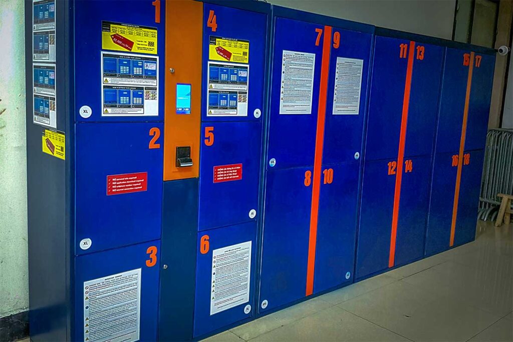 Luggage storage in Hanoi Railway Station