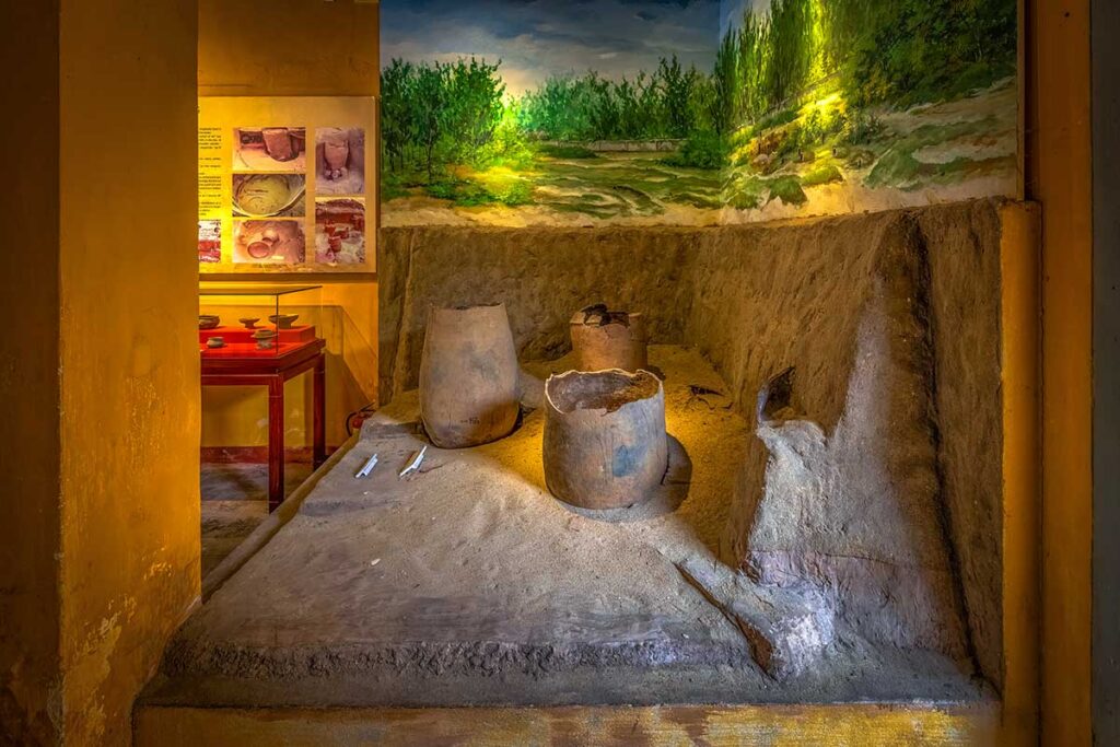 Exhibit inside Museum of Sa Huynh Culture