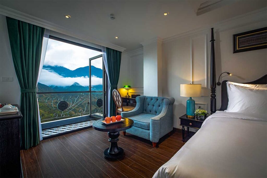 A hotel room with a view on the iconic terrace rice fields of Sapa - My Gallery Boutique Hotel & Spa