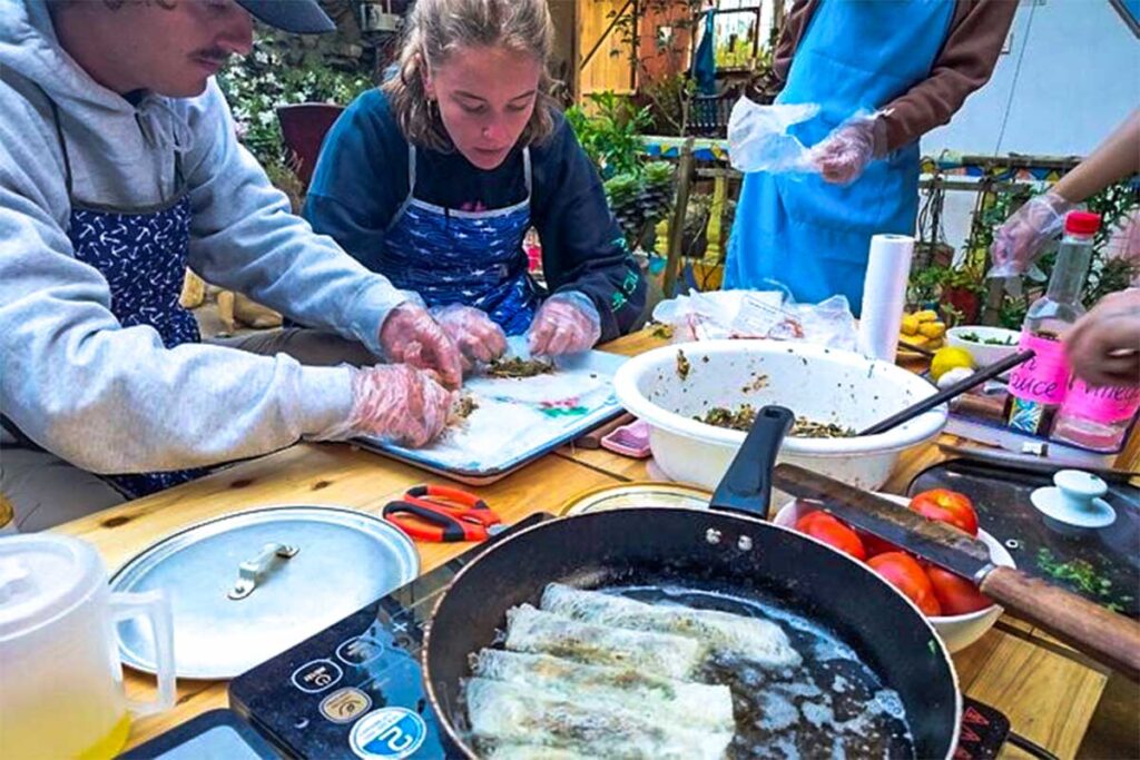 A cooking class in Sapa