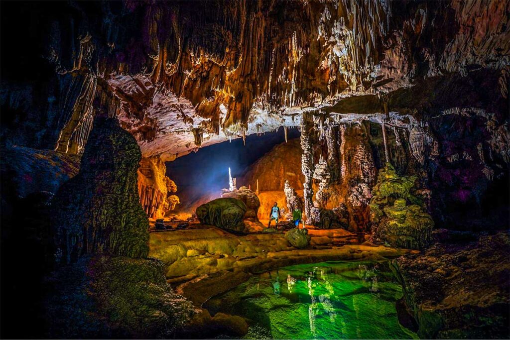 Inside the Tiger Cave in Phong Nha