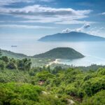 View from the Hai Van Pass, a scenic mountain road between Hoi An and Hue – one of the best motorbike day trips from Hoi An.