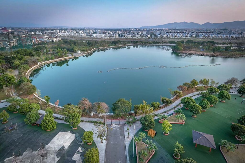 Hoang Hoa Tham Park in Bac Giang City