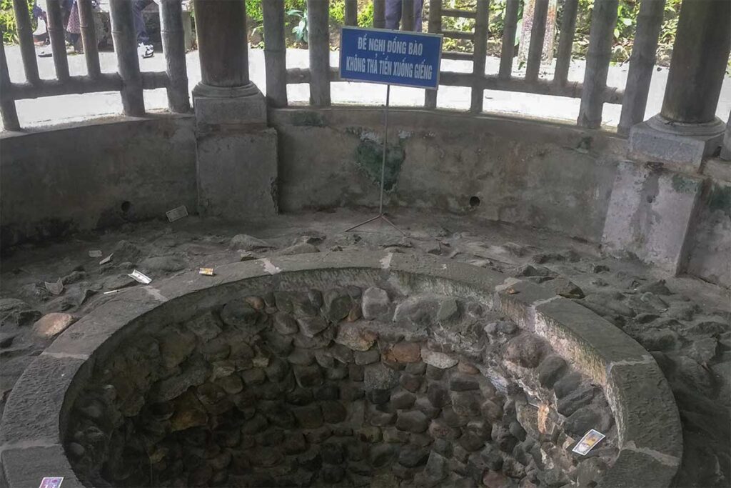 A wishing well at Gieng Temple (Well Temple)