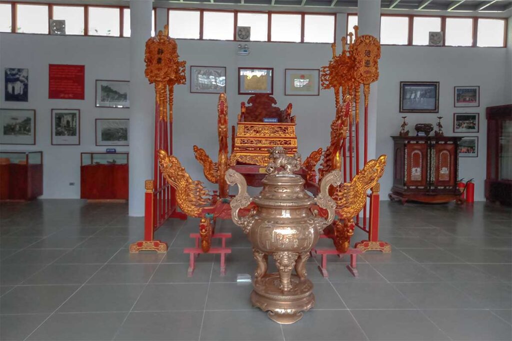 Exhibitions inside the Hung Kings Museum