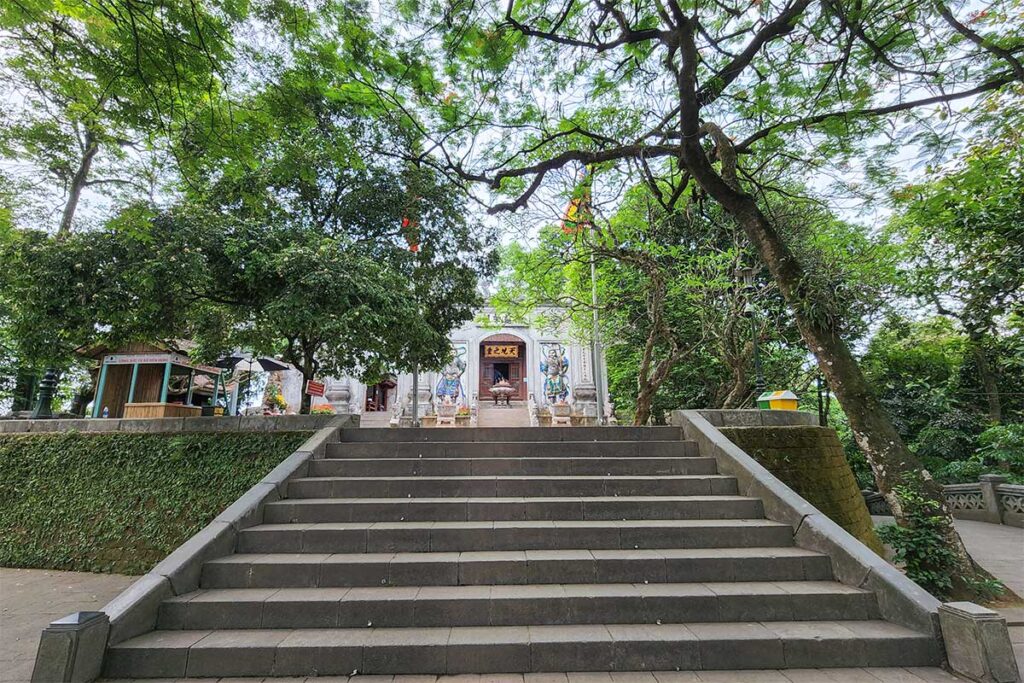 Stairs leading to Thuong Temple (Upper Temple) at Hung Kings Temple