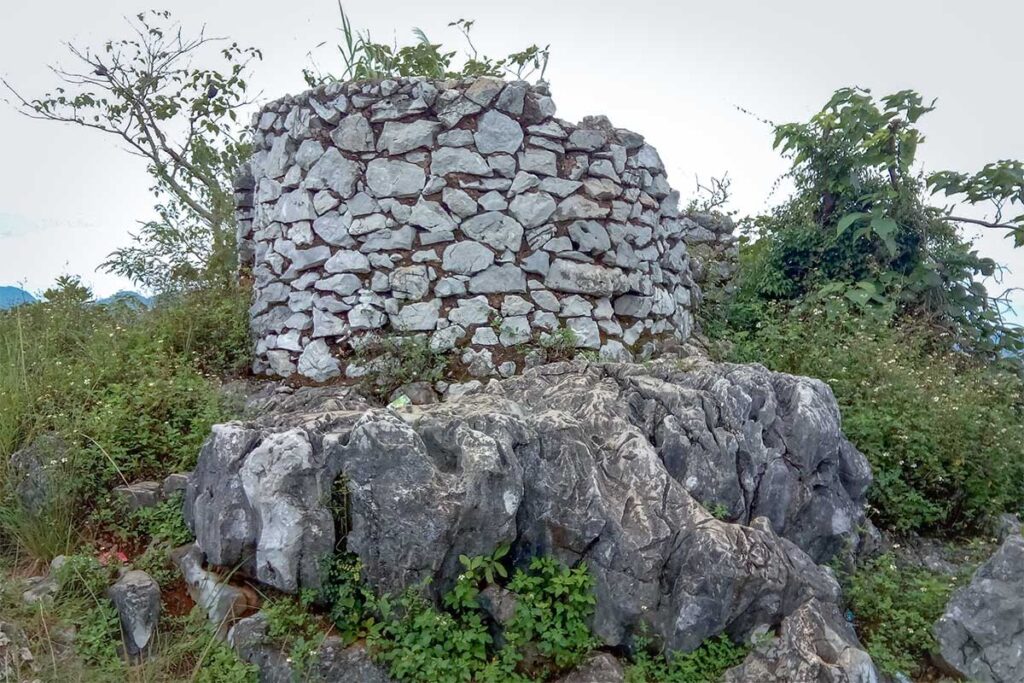 Small ruins of a tower of Mac Dynasty Citadel