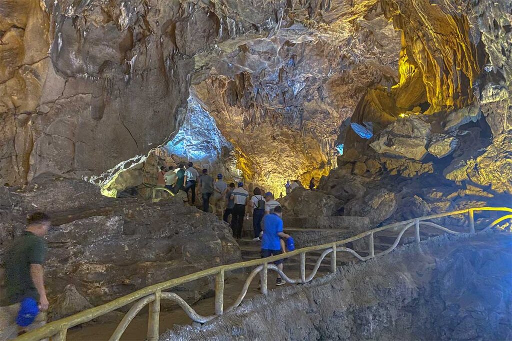 Inside the Tam Thanh Cave