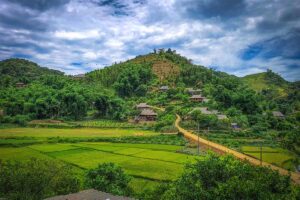 Tan Lac district rural area within Hoa Binh Province