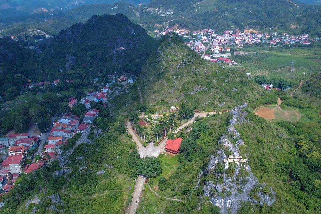 Aerial view of To Thi Mountain