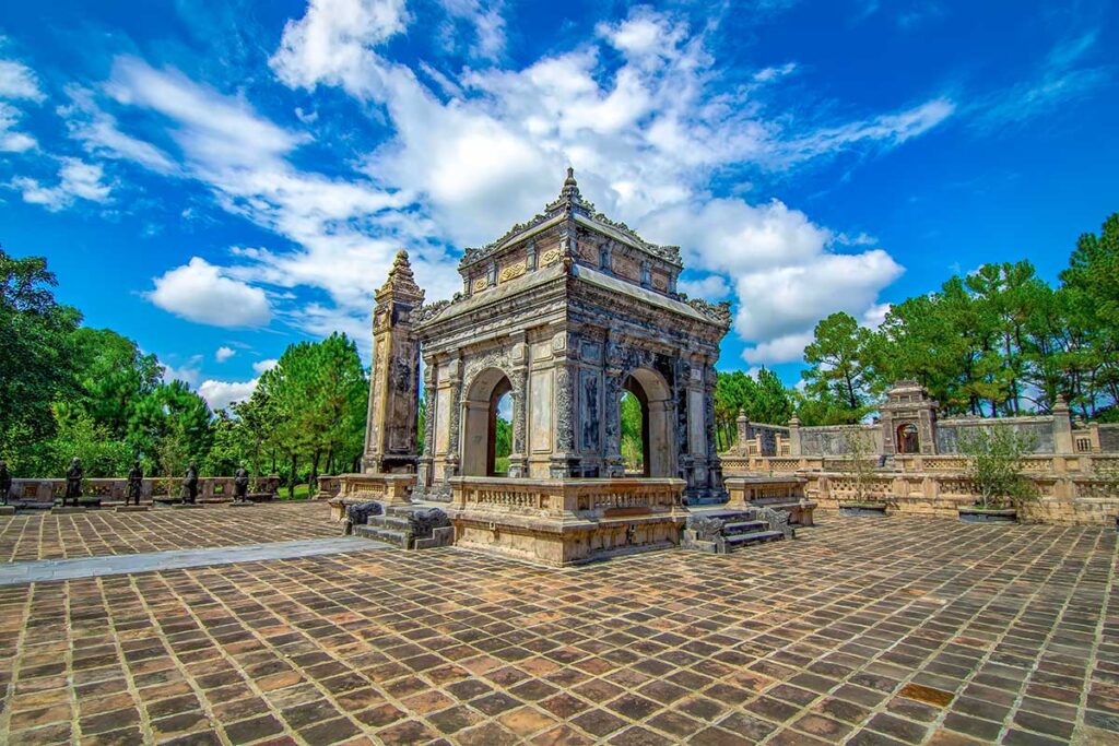 The main tomb of Dong Khanh Tomb in Hue