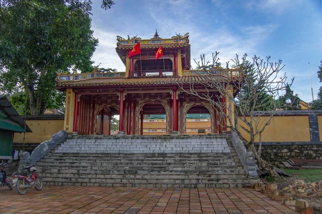 Entrance gate to Dong Khanh Tomb