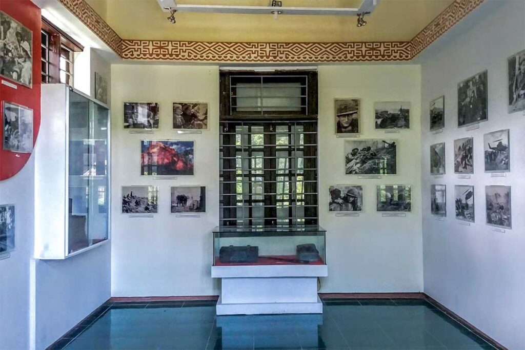 A small museum at Hamburger Hill