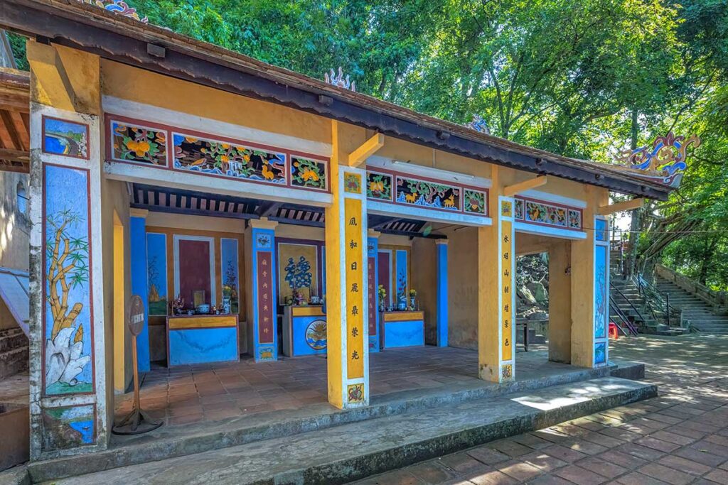 A smaller shrine within Hon Chen Temple