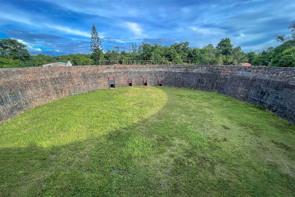 The fighting pit of Ho Quyen arena in Hue