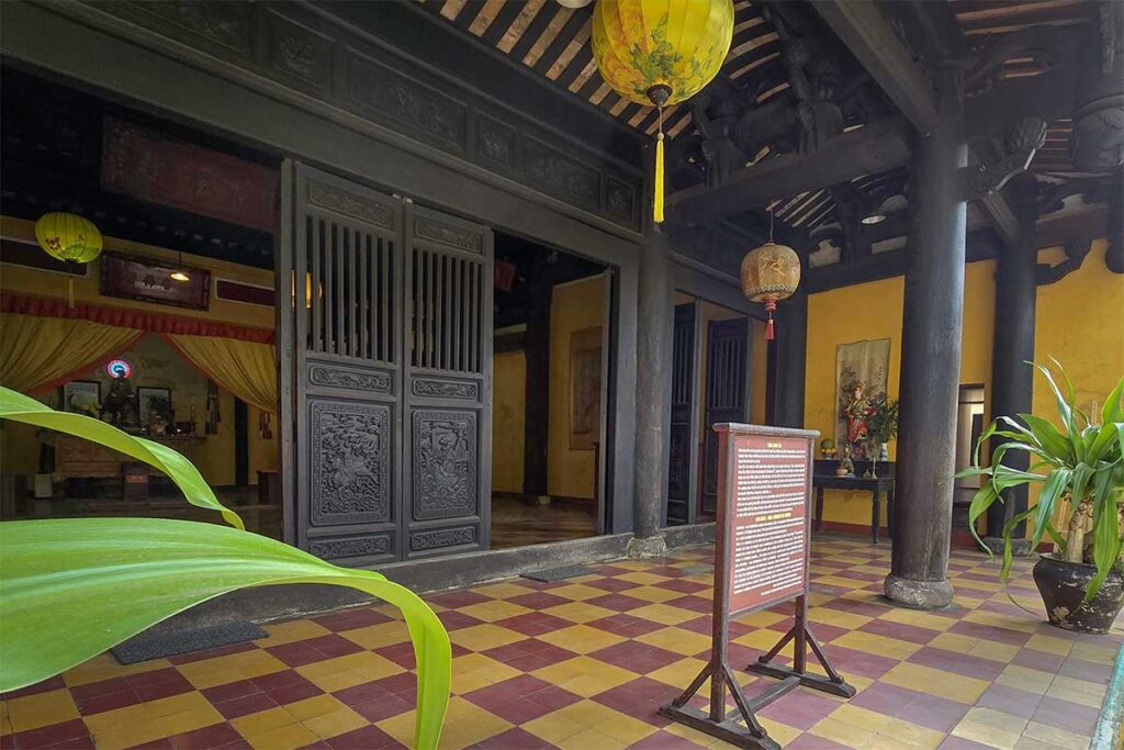 Entrance of Quan Am Pagoda Hoi An, one of the oldest Buddhist temples in the city
