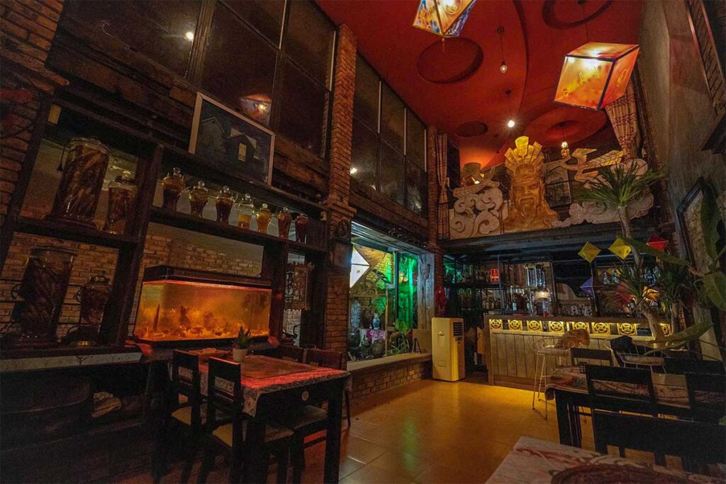 Interior of Secret Lounge Hue