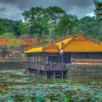 Xung Khiem Pavilion inside Tu Duc Tomb complex in Hue