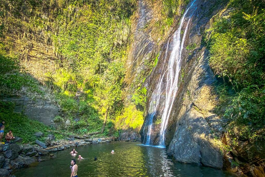 A Boong Waterfall along the Ha Giang Loop