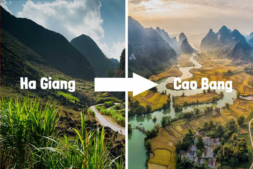 From Ha Giang to Cao Bang