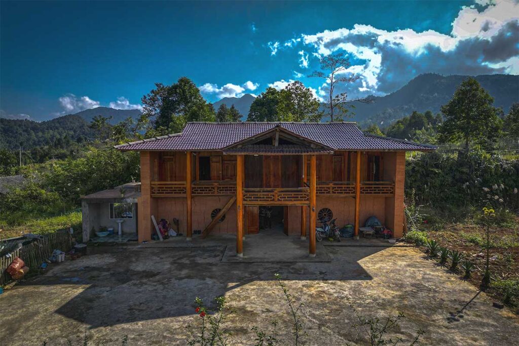 A traditional homestay of Red Dao people in Nam Dam Village