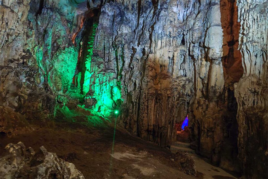Inside Tham Luong Cave in Ha Giang