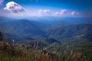 Views from A Pa Chai - Landmark 0 Point overlooking China and Laos