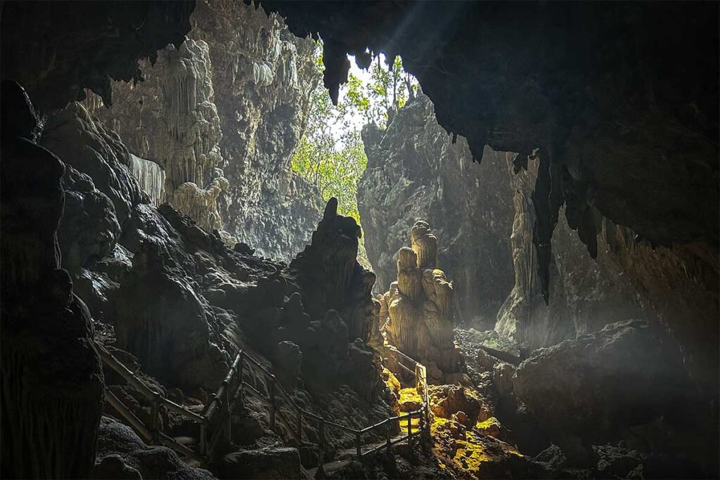 The cave opening of Chieu in Mai Chau