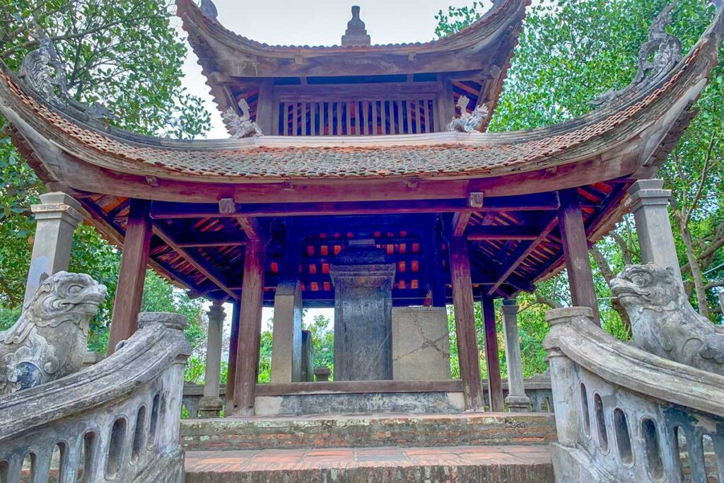 A shrine on Co Loa Citadel Relic Site - An Duong Vuong Temple Complex