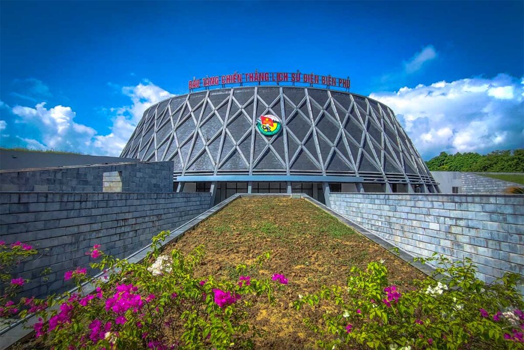 The outside of Dien Bien Phu Victory Museum
