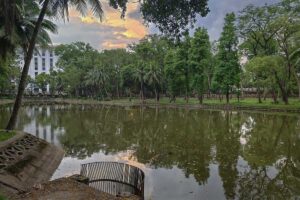 Small lake inside Hanoi Botanical Gardens