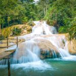 Hieu Waterfall in Pu Luong, a nice natural pool and jungle setting