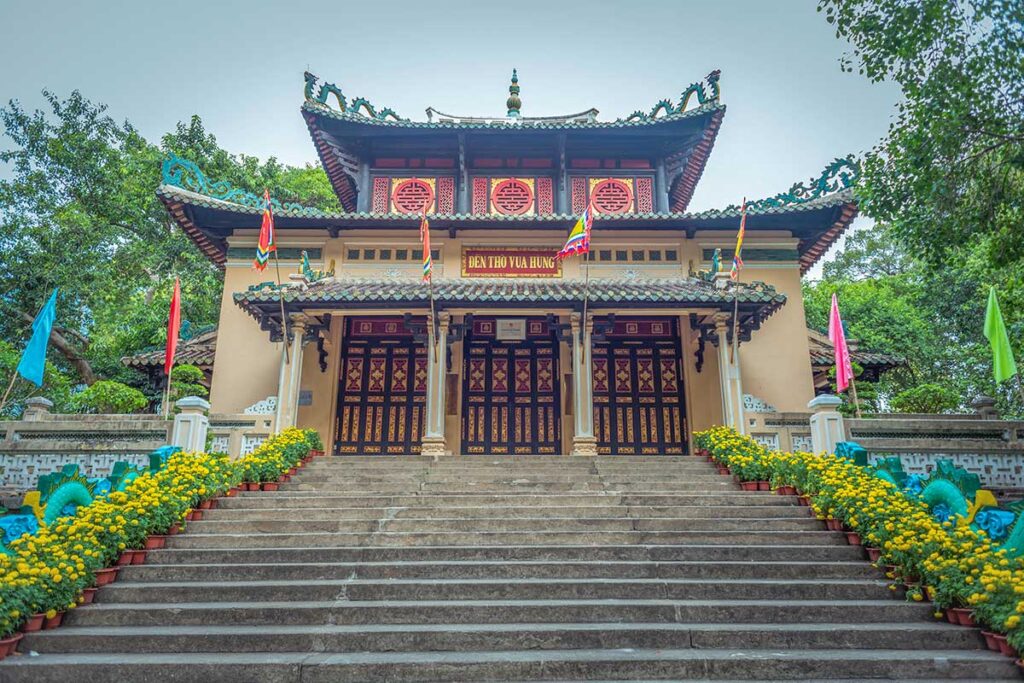 Exterior of Hung Kings Temple in Ho Chi Minh City