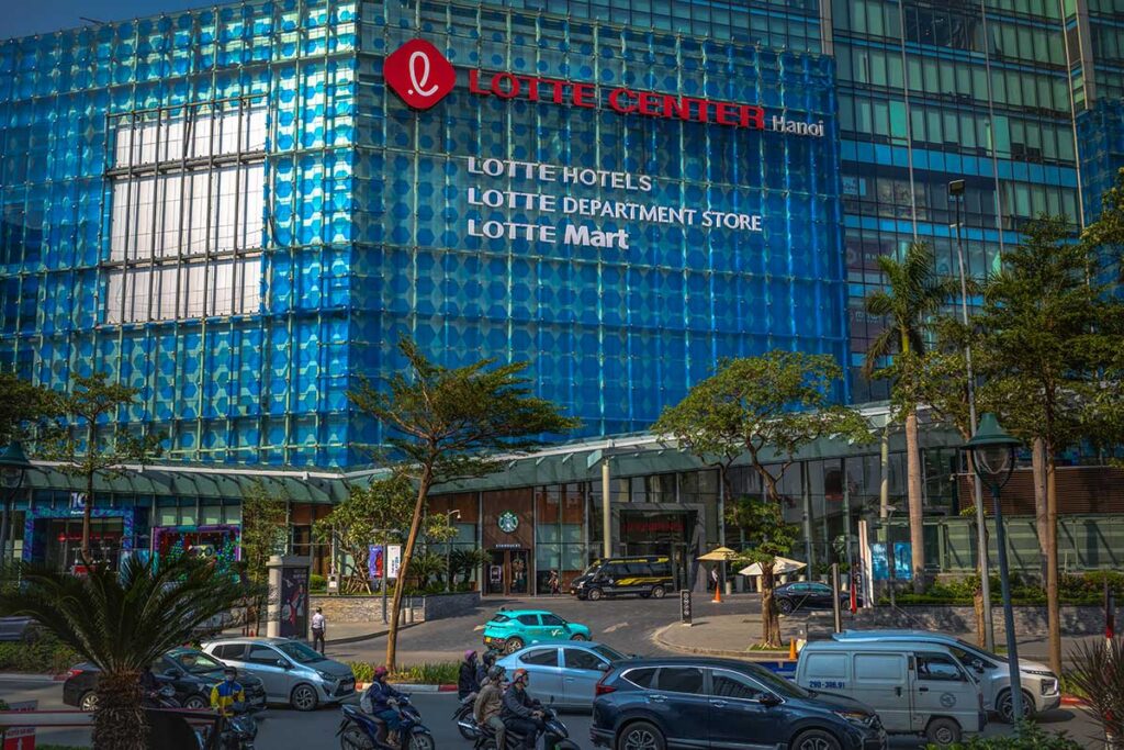 Lotte Center seen from the outside