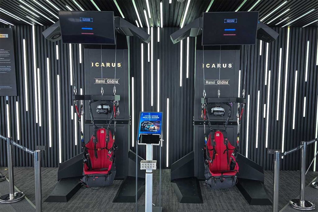 A VR-set at Lotte Observation Deck in Hanoi