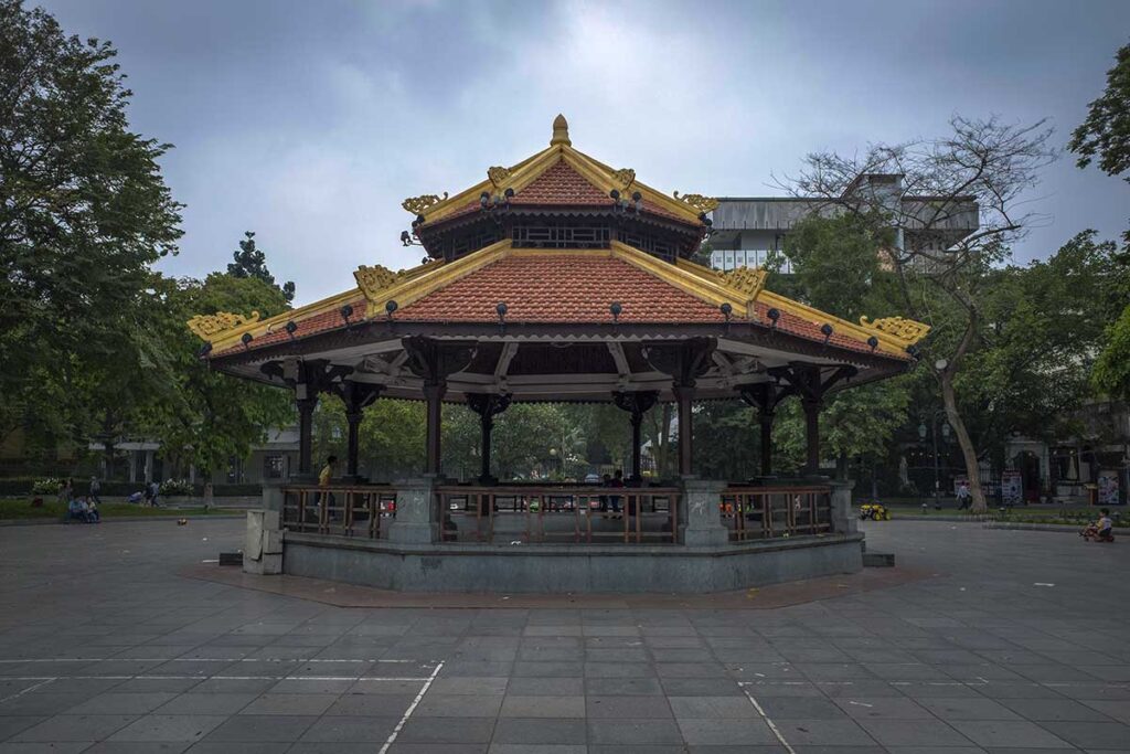 Octagon House at Ly Thai To Park in Hanoi