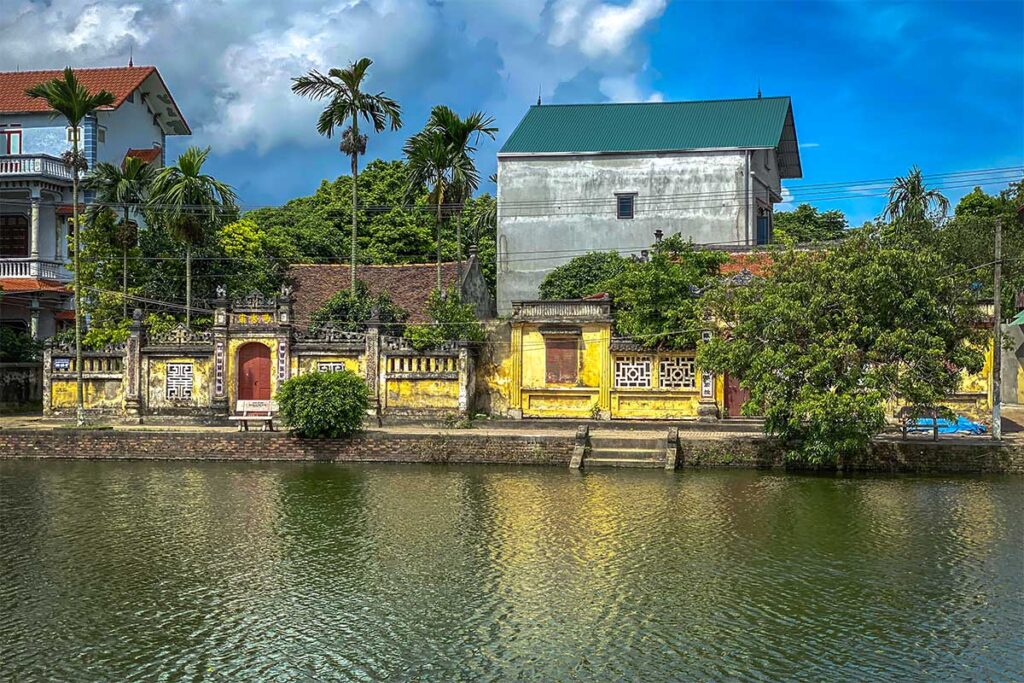 Gates of ancient houses in Nom Village