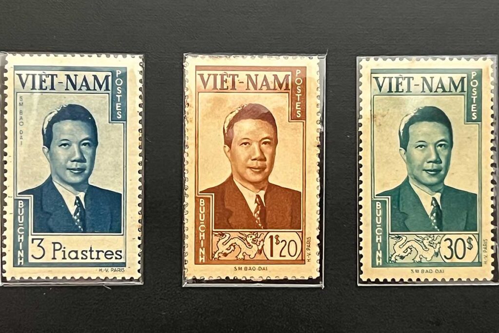 Vietnamese stamps of Bao Dai