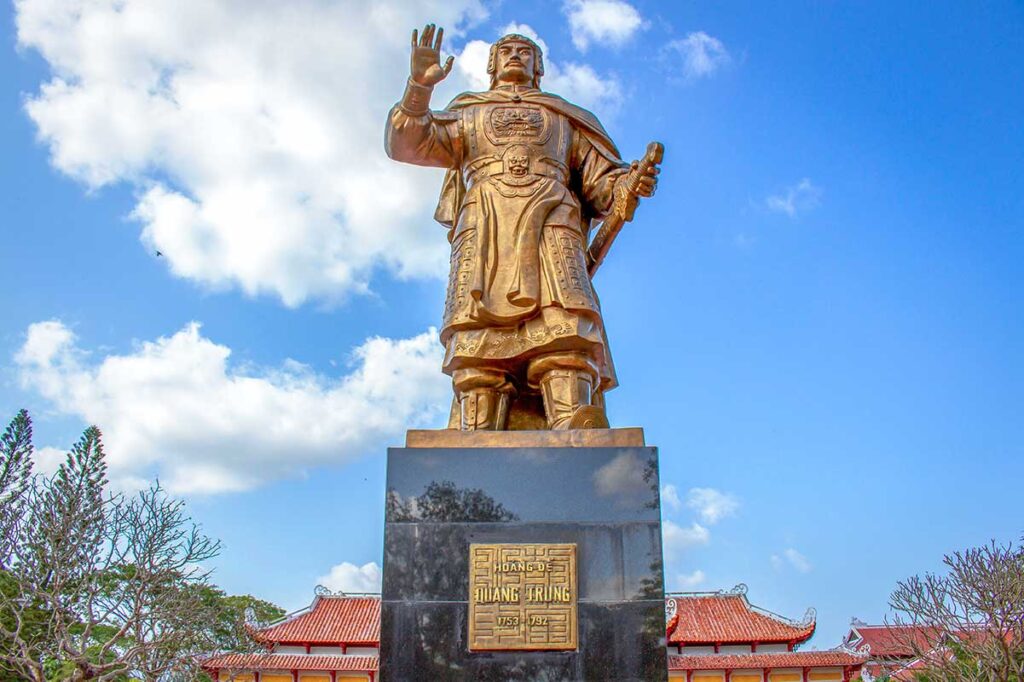 The Quang Trung statue at Quang Trung Museum in Binh Dinh