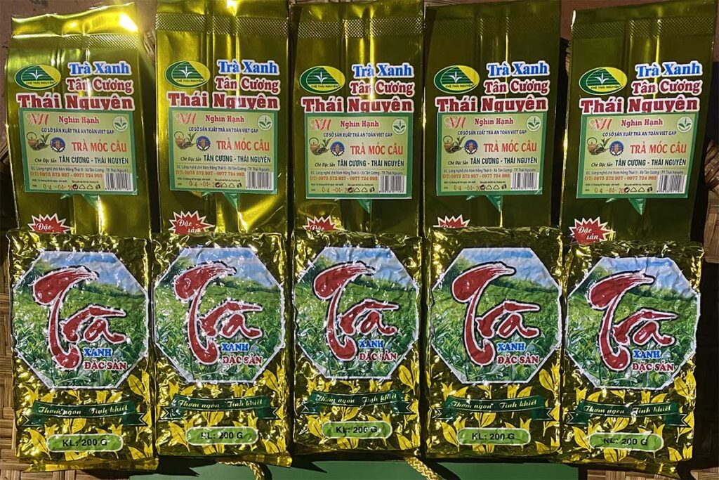 Vacuum packed tea of Thay Nguyen Tea