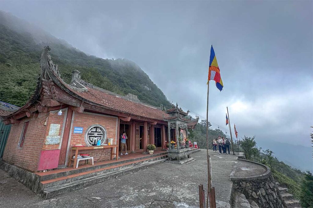 The Van Tieu temple on Yen Tu Mountain