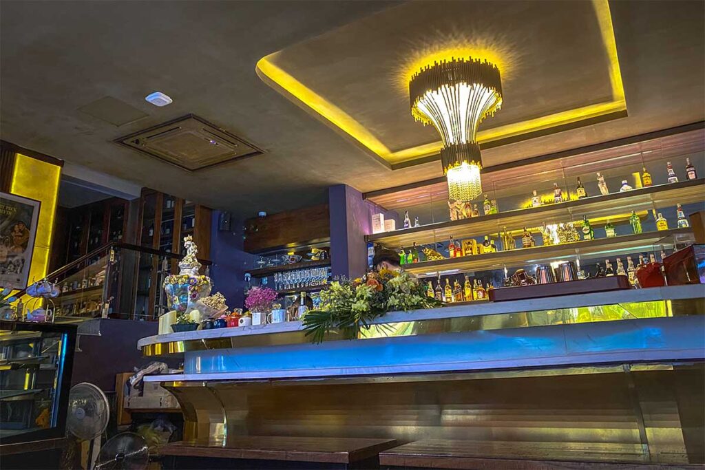 Cafe with bar at the Vietnam Fine Arts Museum