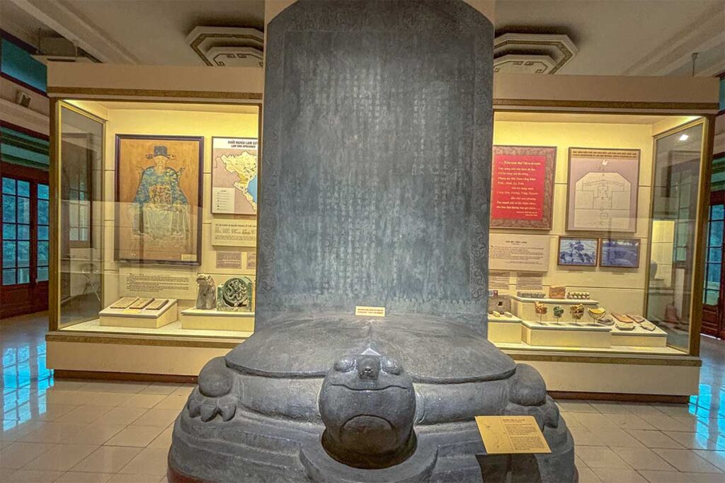 Clothes and statues from Vietnamese dynasties on displays at Vietnam National Museum of History