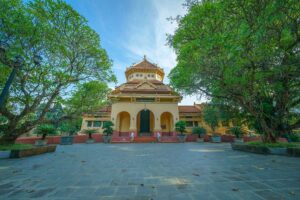 Exterior French colonial building used by Vietnam National Museum of History