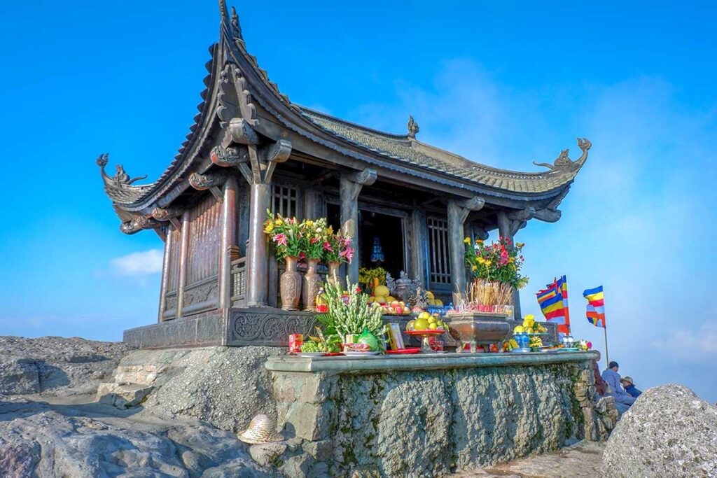 Dong Pagoda on top of Yen Tu Mountain