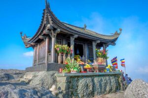 Dong Pagoda on top of Yen Tu Mountain
