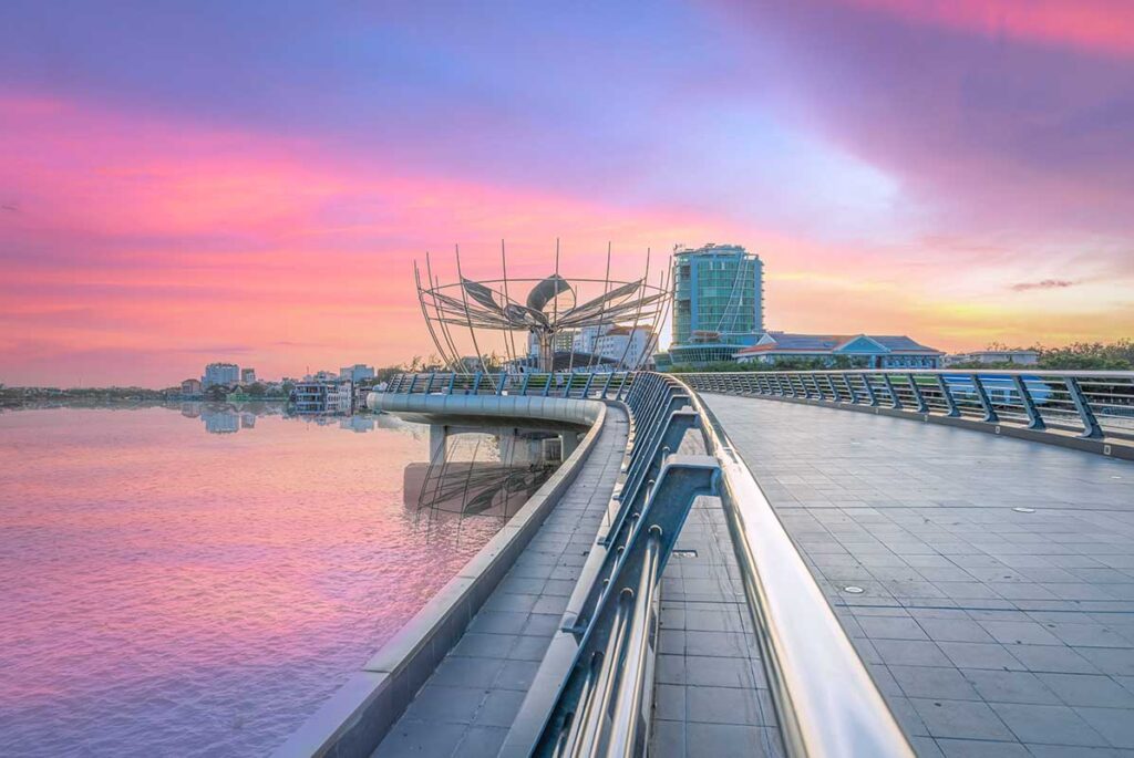 The Can Tho Walking Bridge (Love Bridge)
