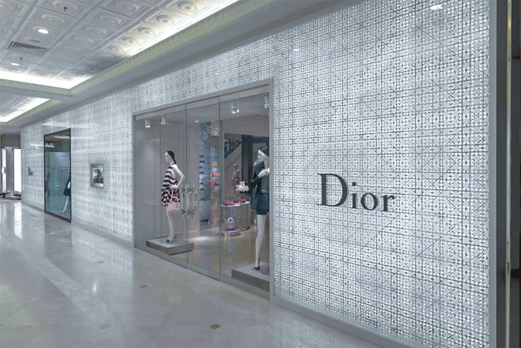 Dior store inside Trang Tien Plaza